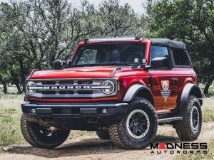 Ford Bronco Light Upgrade - Dual LED Pod A-Pillar Mount Kit - Rigid